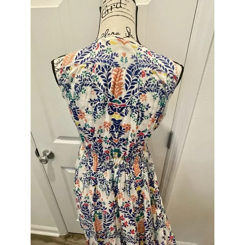 ROBERTA ROLLER RABBIT MAXI DRESS ROSETONE DAKOTA SZ XS QUIET LUXURY COTTAGECORE - Picture 14 of 16